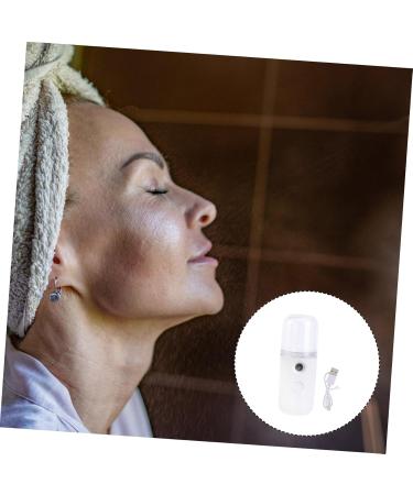 SOESFOUFU Handheld Facial Sprayer Facial Nano Mist Sprayer Moisturizing Shrink Pores Humidifier White - Buy Online on GoSupps.com