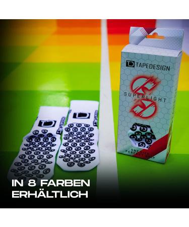 Superlight Non-Slip Football Socks | Ultra-Light Breathable Sports Socks with Rubberized Knobs for Men & Women - Tapedesign - Buy Online on GoSupps.com