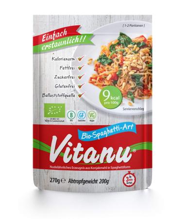 NEW Organic Vitanu - Shirataki Noodles Spaghetti - 1 x 200g