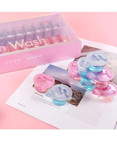 Travel Size Mundwater Mouthwash - Portable Rose Mint Breath Freshener 13ml x 20 Pieces | Refresh Your Mouth Anytime - Buy Online on GoSupps.com