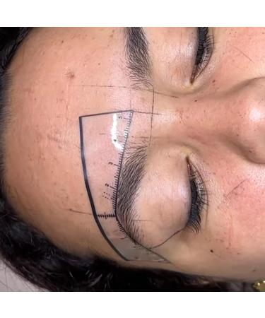  Dtaigou Eyebrow Stencils 25pcs Ruler Eyebrow Stencils Eyebrow Ruler Stencils Eye Shaper for Women Eye Positioning Stickers for Women - Buy Online on GoSupps.com