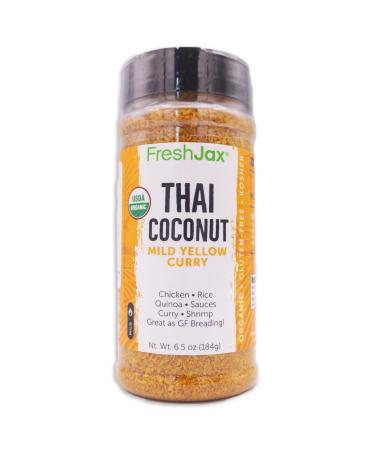 FreshJax Gourmet Thai Coconut Curry Mild (Yellow Curry, Single) Yellow Curry 6.5 Ounce (Pack of 1)