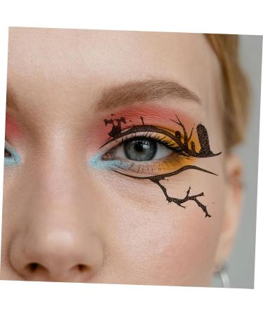 Healeved 4 Pairs Halloween Eyeliner Stickers Eye Makeup Stickers for Women Adhesive Eye Shadow Stickers Temporary Eye Makeup Decals Temporary Eye Makeup Stickers Eye Shadow Decals - Buy Online on GoSupps.com