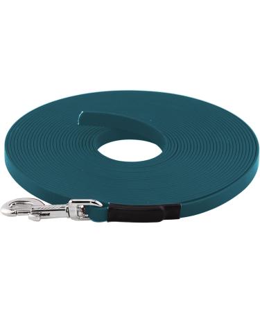 LENNIE BioThane Towline for Dogs 15-25kg | 13mm 1m Long - Lagoon Color No Hand Loop Durable Sewn Design - Buy Online on GoSupps.com