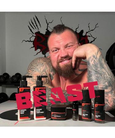 The Beast Line Cologne for Men by Beard Struggle - 6x Longer Than Traditional Colognes - Ragnarok Rising Eddie Hall Beast Line - Signature Edition - Mens Cologne 15 mL Glass Roller Bottle - Buy Online on GoSupps.com