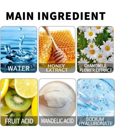  BAInuai Lot de 2 masques Peel Off Honey Face Mask Honey Tearing Mask Peel Mask Peel Mask Dead Skin Oil Control Blackhead Remover Skin Clean Pores Shrink for Men and Women - Buy Online on GoSupps.com