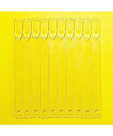 Nail Swatch Sticks with Ring - 100pcs Transparent | Nail Color Display & Practice Samples - Buy Online on GoSupps.com