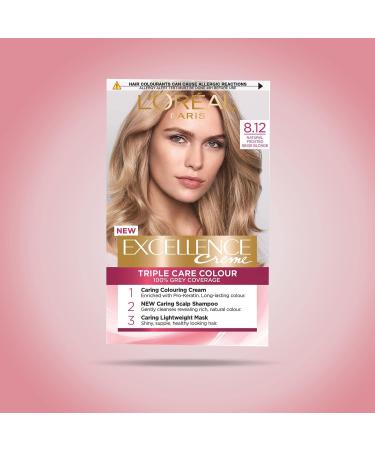 L'OREAL Excellence Nat Frosted Beige Blonde 8.12 1 Unit 8.12 Frosted Beige Blonde 1 unit (Lot de 1) - Buy Online on GoSupps.com