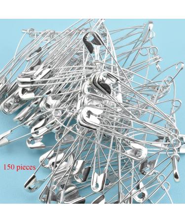 HAHIYO 55mm Stainless Steel Safety Pins - 150 PCS for Sock Towel Bed Sheet - Durable & Reusable Diaper Pins - Buy Online on GoSupps.com