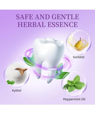 Purple Whitening Toothpaste | V34 Color Corrector for Teeth Whitening | Mint Flavor Tooth Stain Removal - Shop Internationally - Buy Online on GoSupps.com