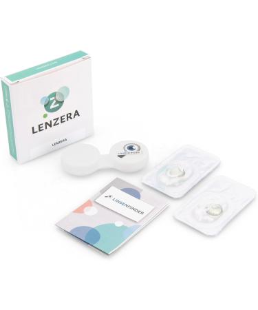 LENZERA 15mm Green Circle Lenses - Babe Green (Prescription-Free) + Case | Soft Lens - 3-Month Wear - International Shipping Available - Buy Online on GoSupps.com