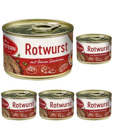 Dreistern Rotwurst 160 g (pack of 5) 160 g (pack of 5)