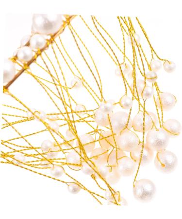 minkissy 6 Pcs Pearl Crown Ornament King and Queen Crowns Womens Purses Womens Wallets Silver Crossbody Bag Prom Suits Dangle Earrings for Girls Prom Headpiece Chandelier Alloy Wedding Miss - Buy Online on GoSupps.com