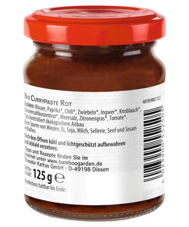 Bamboo Garden Organic Red Curry Paste - 125g | Authentic Flavor International Shipping - Buy Online on GoSupps.com