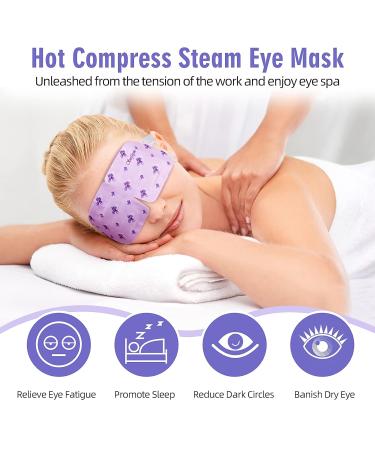 Serfeymi 16-Pack Self-Heating Steam Eye Masks for Sleeping - Lavender & Chamomile | Disposable Eye SPA Mask for Mother's Day Gifts - Buy Online on GoSupps.com