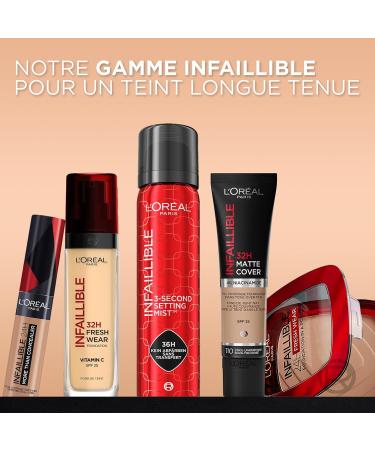 L'Or al Paris - Infallible Fluid Foundation 32h Fresh Wear - All Skin Types - Shade: Warm (315) - 30 ml - Buy Online on GoSupps.com