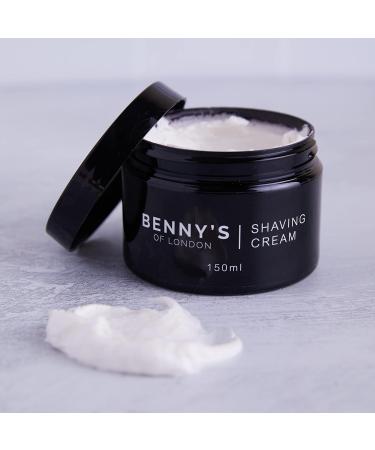 BENNY'S Shaving Cream | Light Refreshing Scent | Hydrates & Rejuvenates | Vegan | Made in The UK - Buy Online on GoSupps.com