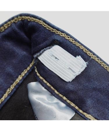 KIDSCOOL SPACE Baby Boys Jeans | Elastic Waist | Straight Fit | Ripped Denim | 5-6 Years | Deep Blue - Buy Online on GoSupps.com