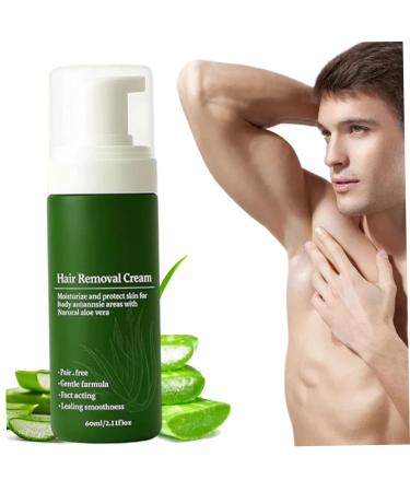 Cr me d pilatoire pour hommes 60 ml cr me d pilatoire douce l'aloe vera naturelle pilateur rapide et facile pour tout le corps - pilation pour hommes
