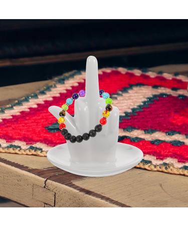 Writwaa Gestetklett Ceramic Jewelry Storage Tray | Engagement Ring Organizer | Unique Wedding Decorations & Funny Home Decor - Buy Online on GoSupps.com