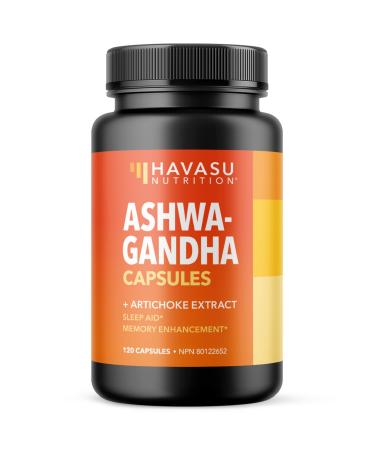 Ashwagandha Supplement 2000MG for Energy Memory Enhancement & Sleep Aid | with Artichoke & Ashwagandha Root for Antioxidants | Support Calm Mood Relaxation & Normal Sleep Cycles | Non-GMO 120ct 120 count
