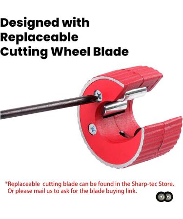 Sharp-tec 22mm Pipe Cutter - Portable Tube Slice with Replaceable Cutting Wheel - Aluminum Alloy Material - Mini Cutter - Buy Online on GoSupps.com