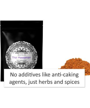 Thai Massaman Curry Mix by Spice Masters - Authentic Hand Blended 100.00g - Premium Thai Massaman Blend (1 Pack) - Buy Online on GoSupps.com