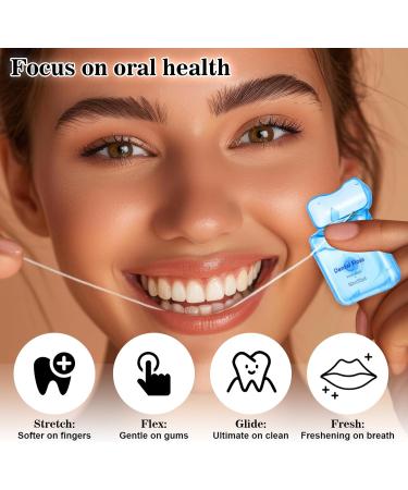 Woven Dental Floss - Deep Clean Oral Care Durable & Shred Resistant Smooth Travel Mint Flosser for Men & Women - Buy Online on GoSupps.com