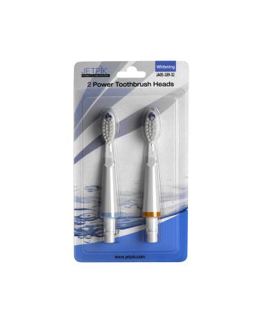JETPIK JA05-109-32 Replacement Toothbrush Set 2 Pieces Whitening Use for JP 200 Series