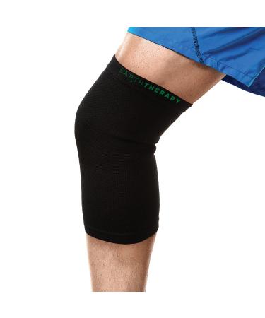 Copper Knee Compression Sleeve Size Medium Unisex - Anti-Inflammatory Fabric for Natural Healing Pain Relief and Support for Runners & Other Athletes