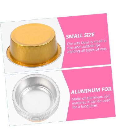 Frcolor 30 PCS Disposable Wax Melting Bowls - Mini Portable Wax Heater & Warmer Accessories - Efficient Wax Bean Melting Foil Containers (5x5cm 3 PCS) - Buy Online on GoSupps.com