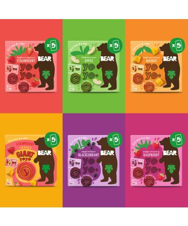 BEAR Bear Nibbles Yoyo Fruit Rolls 100% 20g (Pack of 30)