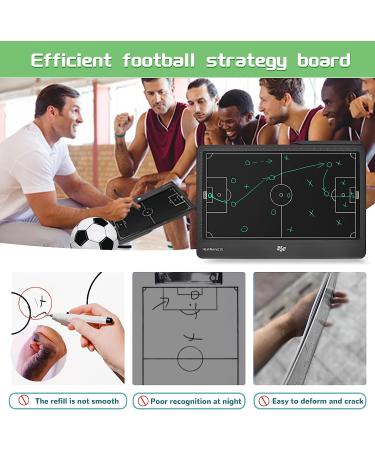 Newnaivete 12.8 inch Electronic Football Coach Board with LCD Display and Stylus Pen - Soccer Tactical Training Tool for Coaches - Buy Online on GoSupps.com