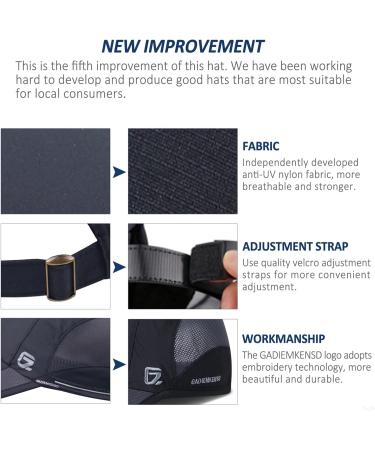 GADIEMKENSD Quick Dry Breathable Running Outdoor Hat - Lightweight Blue Cap for Active Sports | International Shipping Available - Buy Online on GoSupps.com