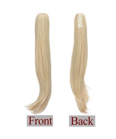 Ponytail Extension Braid | Heat-Resistant Micro-Wavy Hair | 22 Dark Blonde & Mix Shades | Realistic Stretch Hair Extensions - Buy Online on GoSupps.com