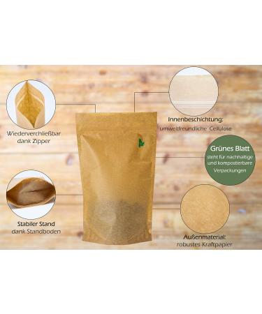 Spintz 500g Organic Carob Powder - Vegan Gluten-Free Sustainable Low-Cocoa Chocolate Alternative from Spain | Plastic-Free Packaging - Buy Online on GoSupps.com