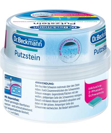 Dr. Beckmann Universal Cleaning Stone - 400g | All-Purpose Household Cleaner with 2-Phase Sponge | International Shipping Available - Buy Online on GoSupps.com