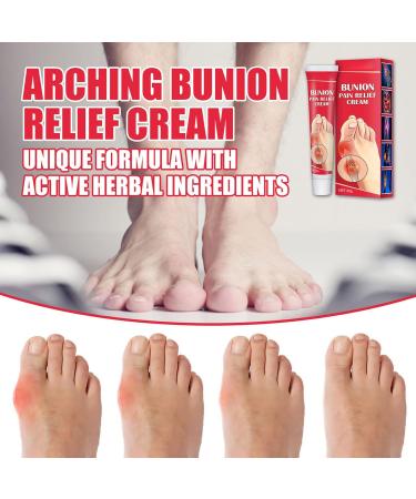 Dauerhaft Toe Swelling Relief Cream - 3pcs 0.7oz Herbal Extract | Safe Bunion Cream for Office Workers | Health Care Solution - Buy Online on GoSupps.com