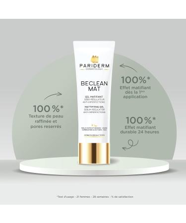 BECLEAN MAT Gel matifiant et s bor gulateur Soin Visage Anti-Imperfection Pour Peaux Mixtes Grasses et Tendance Acn ique 50 ml - Buy Online on GoSupps.com