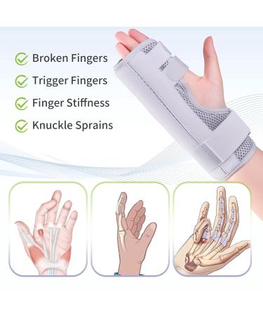 Buy Trigger Finger Splint | Adjustable Finger Brace & Joint Stabilizer - Small Size for Injury Recovery - Buy Online on GoSupps.com