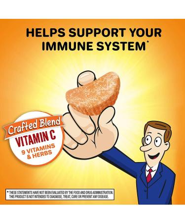 Airborne Zesty Orange Flavored Gummies 42 Count - Immune Support with 750mg Vitamin C, Minerals & Herbs - Packaging May Vary - Buy Online on GoSupps.com