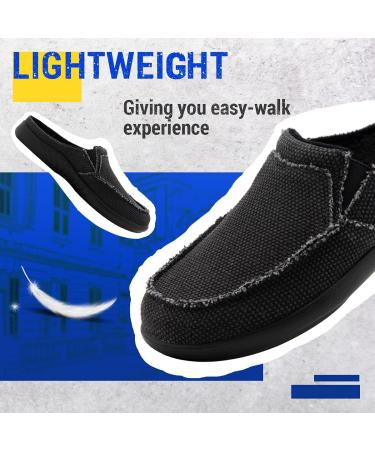 HENGNI Men's Plantar Fasciitis Orthotic Slippers with Arch Support | Size US 7-14 | Black 10 - Pain Relief for Flat Feet - Buy Online on GoSupps.com