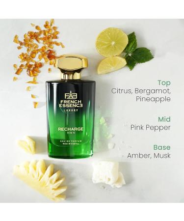 FREN'CH-ESSEN'CE Premium Aerosol Perfume For Men | Luxury Perfume | Eau De Parfum Set Long Lasting Smell Fresh Scent (Recharge) 60 Ml Citrusy Musk - Buy Online on GoSupps.com