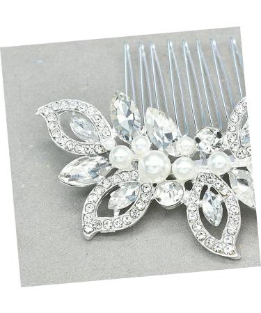 Mikinona 1pc Bridal Hair Comb Bride Hair Clip Womens Hair Clips Wedding Hair Comb Elegant Headwear Hair Jewels for Women Goody Hair Clips for Women Hair Combs for Women Rhinestone Hair Comb - Buy Online on GoSupps.com