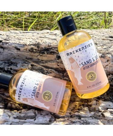 MACKENZIE S Sand & Sea After Shower Dry Oil - Fast Absorbing Moisturizer for Men & Women - 8 oz - Sea Salt Citrus & Ozone Scent - Plant-Based Essential Oils Gift - Buy Online on GoSupps.com
