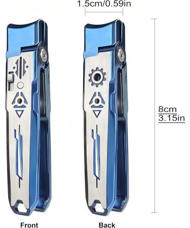 SG Nekoo Wide Jaw Opening Nail Clippers for Thick Nails Folding Lock Fingernail Toenail Clippers with Catcher Anti Splash Ultra Sharp Nail Cutter Trimmer for Men Women Adults Seniors (Mid-Blue1P) - Buy Online on GoSupps.com