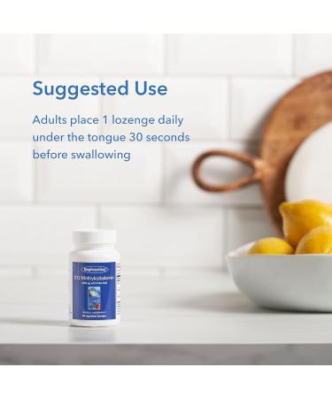Allergy Research Group B12 Methylcobalamin Lozenges - Supports Brain, Nerves, and Blood Cells - 50 Count - Buy Online on GoSupps.com