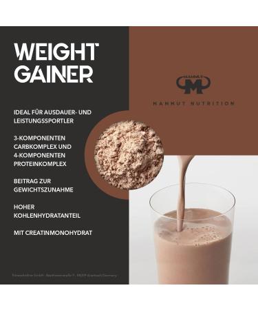 Mammut Nutrition Weight Gainer Crash 5000 Chocolate - 1400g Mass Gainer with Creatine | Boost Muscle & Energy | International Shipping Available - Buy Online on GoSupps.com