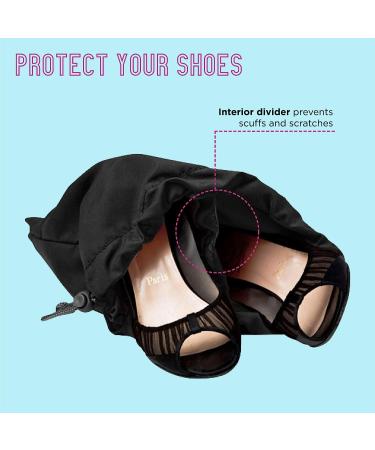 Miamica Travel Accessories  You Can Never Have Too Many Shoe Bag  Black - Buy Online on GoSupps.com