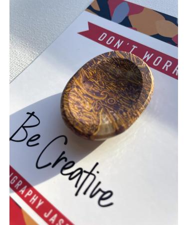 Calligraphy Jasper Miriam Crystal Elephant Skin Stone - Spiritual Stress Relief Gift for Meditation and Healing Energy - Buy Online on GoSupps.com